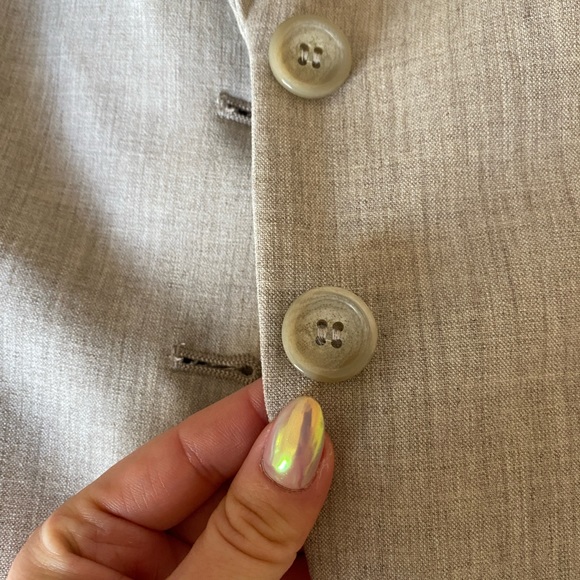 The Limited women’s light grey pantsuit set size 2 - Picture 4 of 10